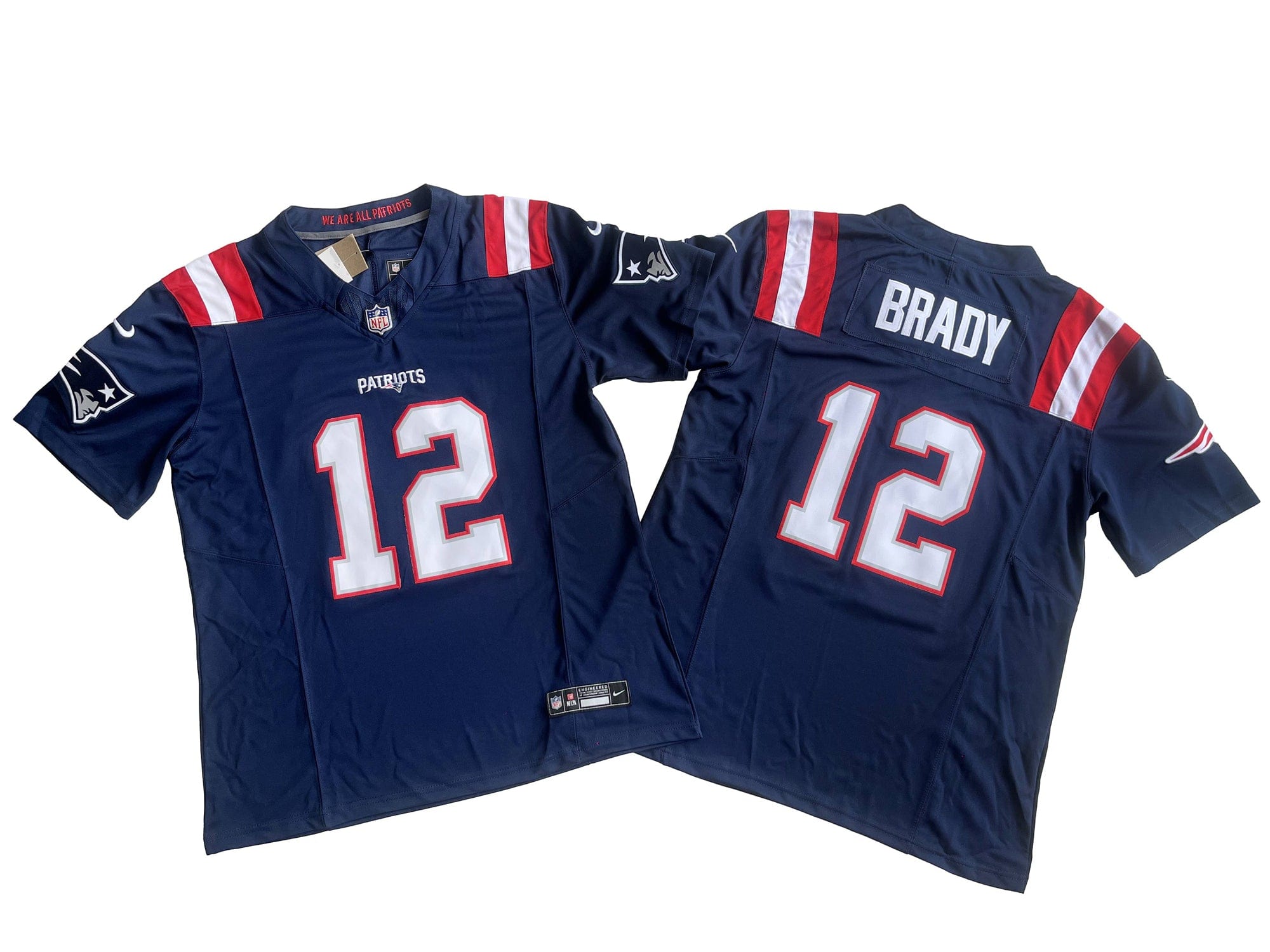 New England Patriots 12# Tom Brady Nike Vapor F.U.S.E. Limited Jersey