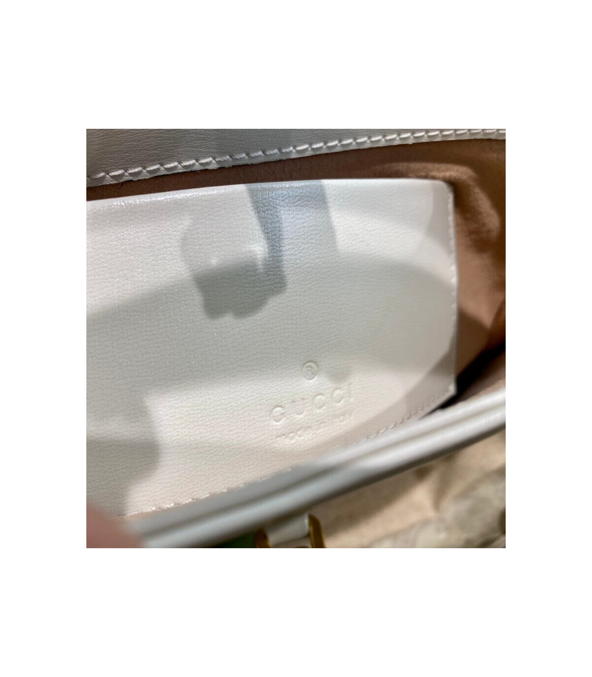 Gucci Jackie 1961 Mini Hobo Bag In White Leather 19cm