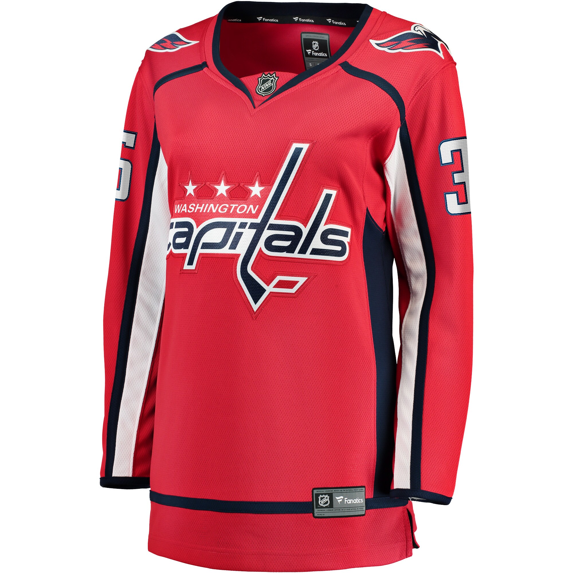 Darcy Kuemper Washington Capitals Fanatics Women’s Home Breakaway Player Jersey – Red