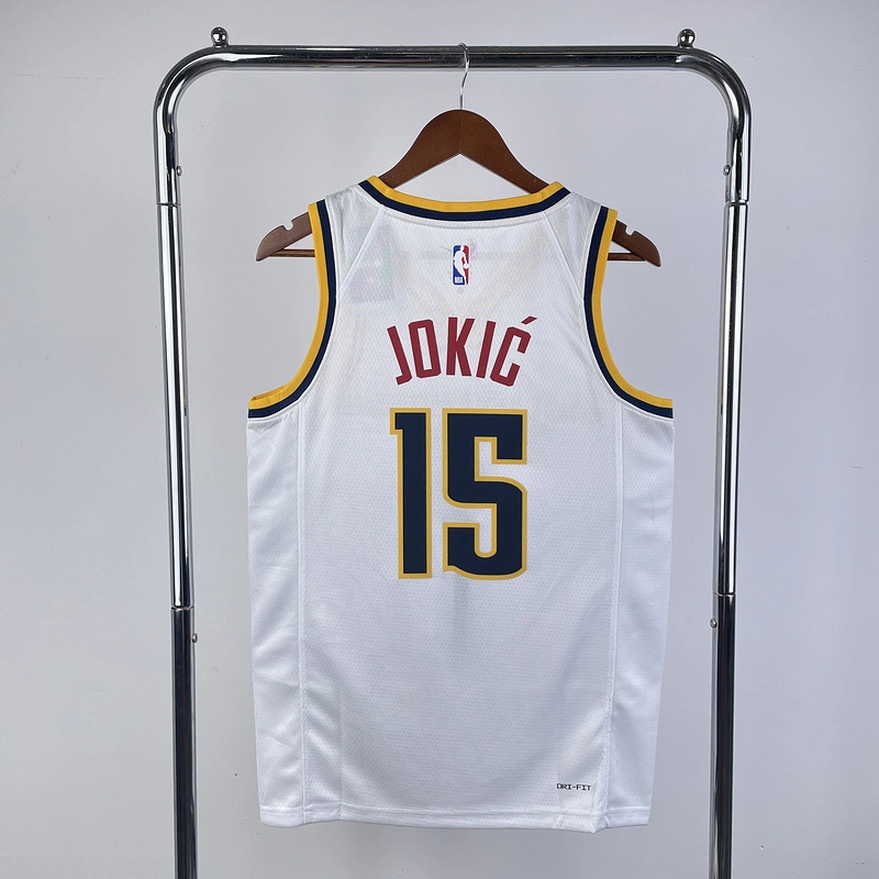 2023 NBA Denver Nuggets 15 JOKIC Basketball Jersey