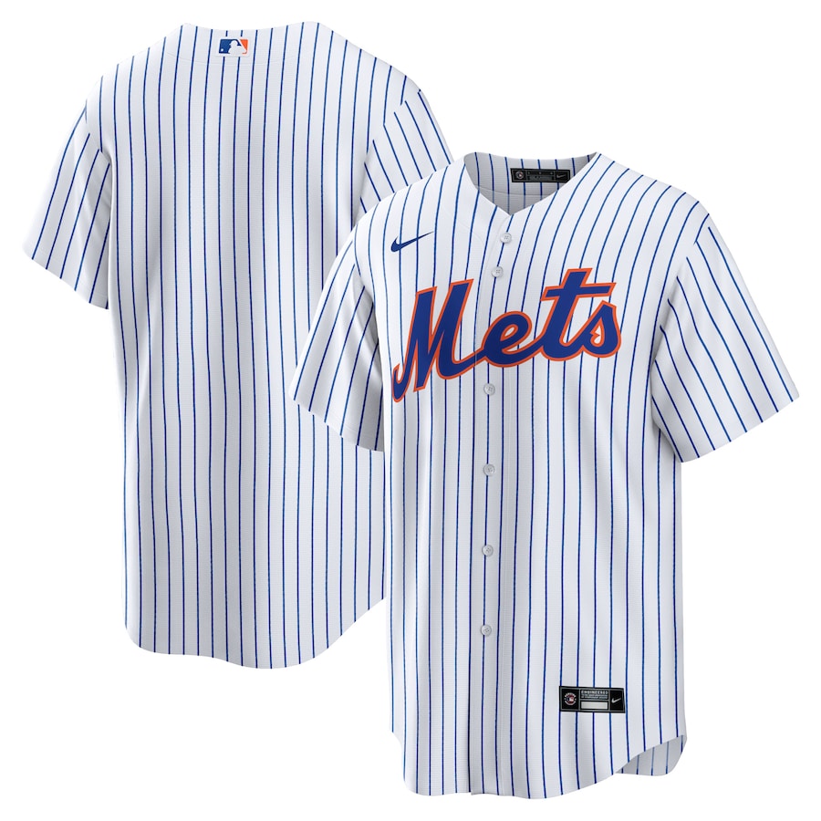 New York Mets Home Blank Jersey White