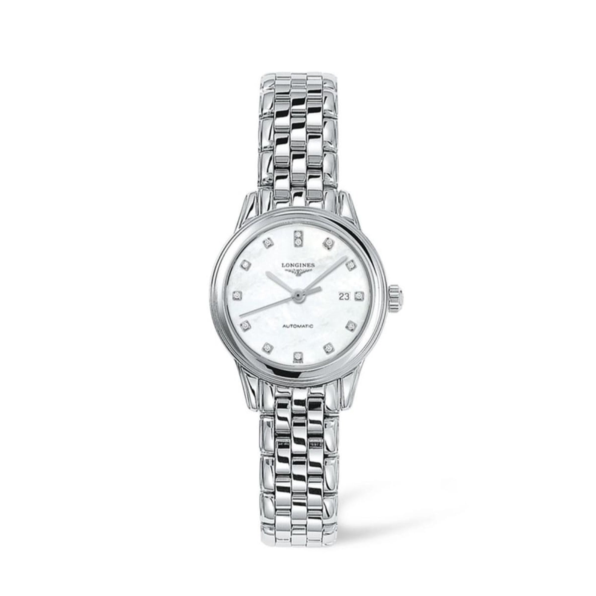【Super Clone】Longines Women's L4.374.4.87.6 Flagship Stainless Steel Watch