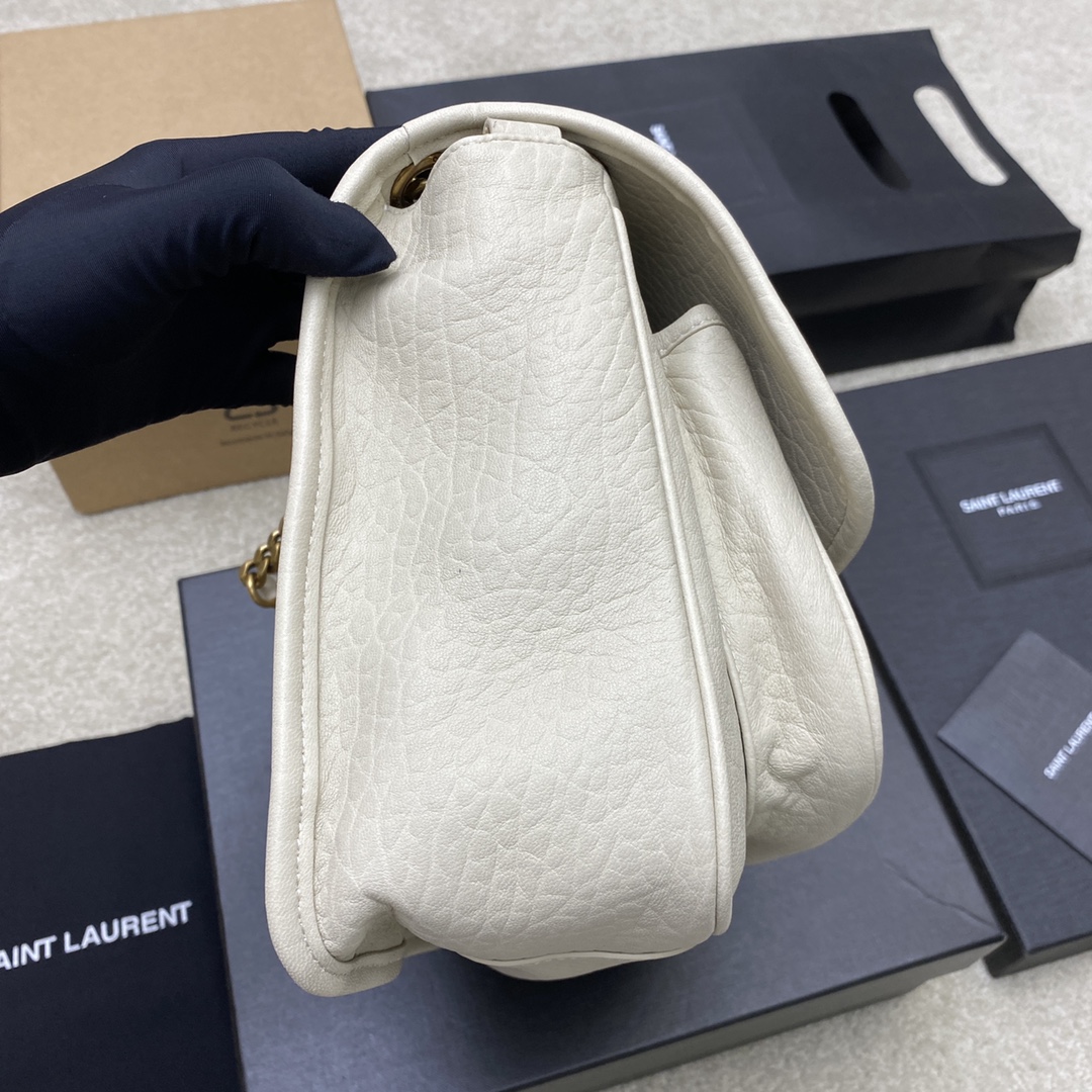 SAINT LAURENT niki medium in grained lambskin
