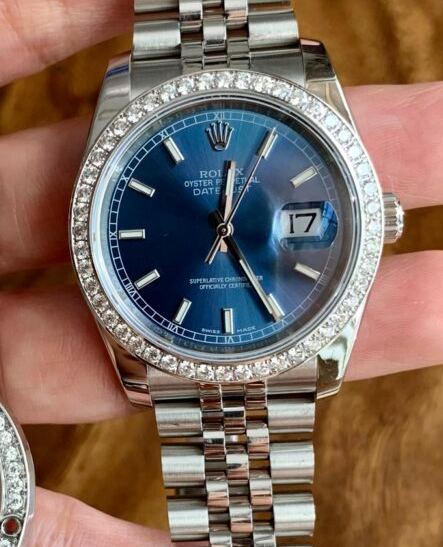 [Superclone] Rolex Datejust 36mm Blue Dial Jubilee 126284RBR