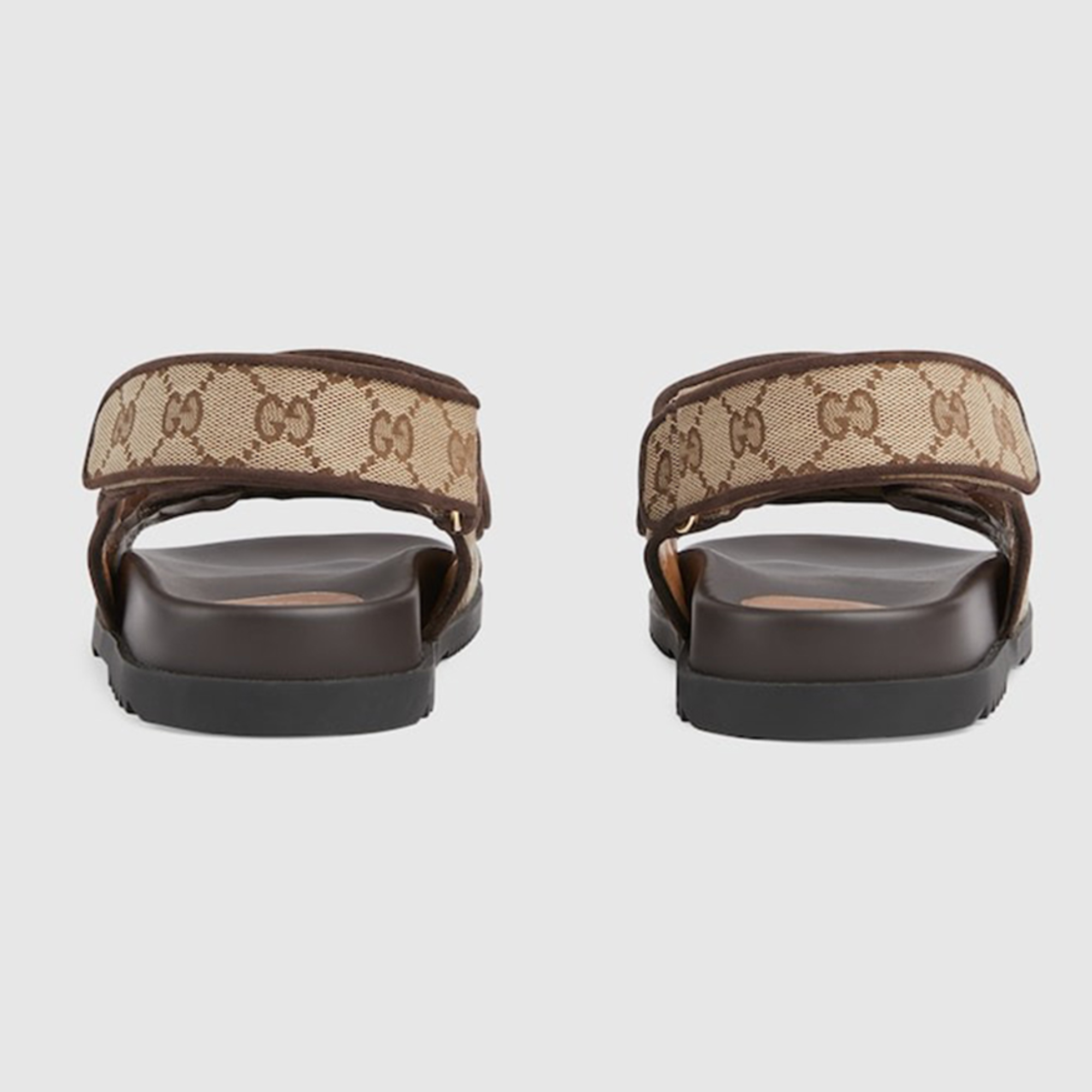 Gucci Double G Sandal Beige And Ebony 771575 G1730 9755