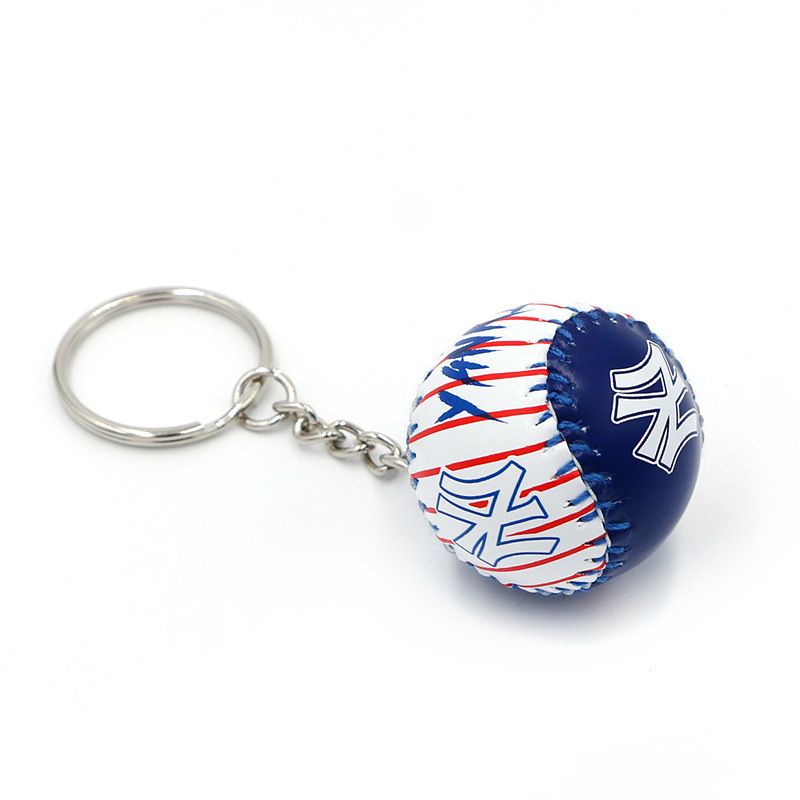 Baseball Keychain Pendant New York Yankees Blue