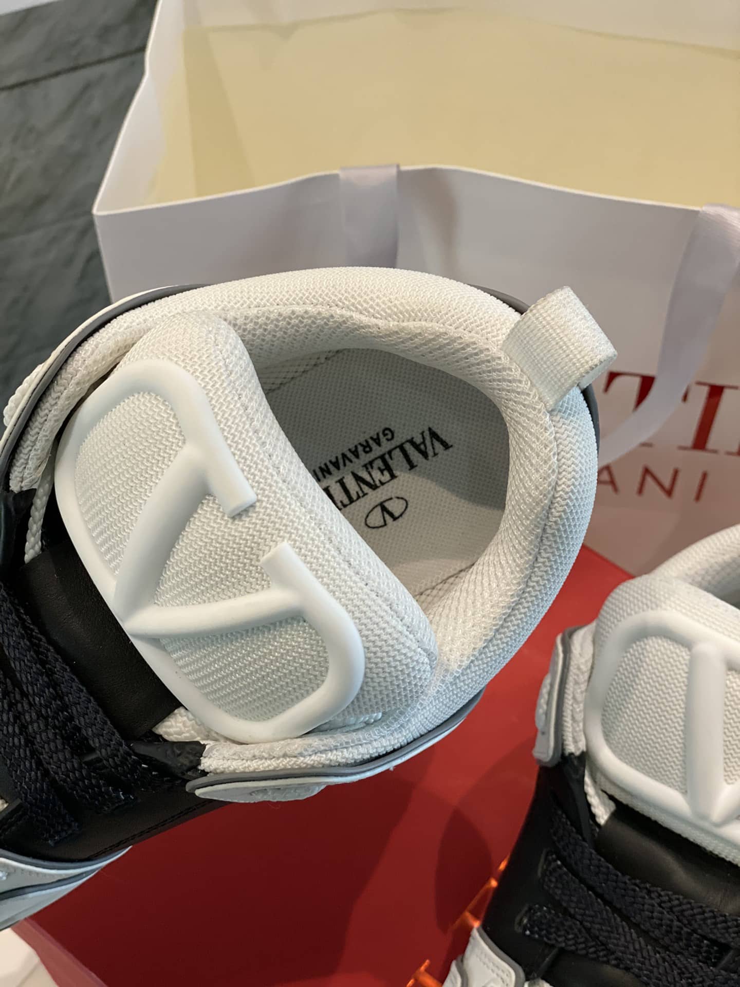 Valentino Garavani Open Skate Sneakers White And Black