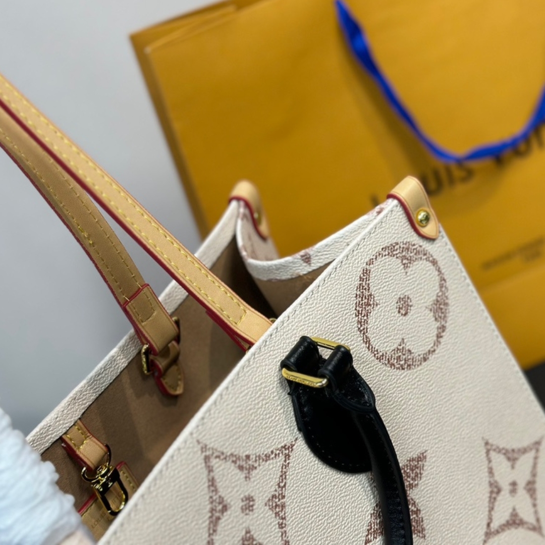 Louis Vuitton OnTheGo MM Tote Bag ‘Monogram Dune’ 35Cm M46912