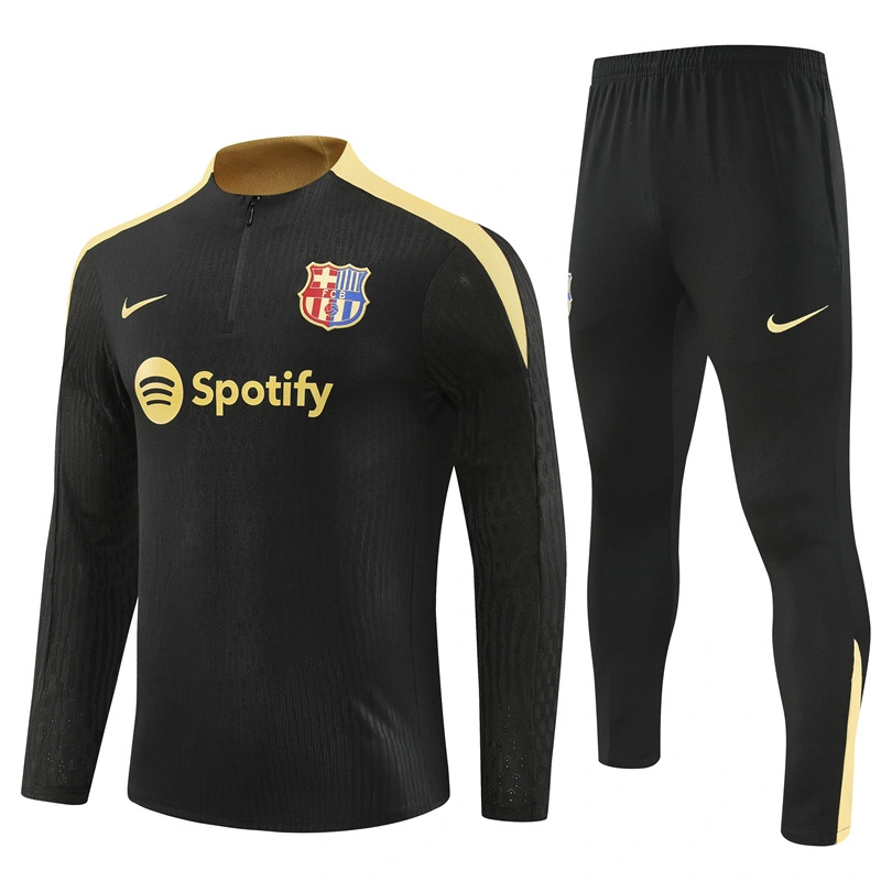 2024-25 Barcelona Half-Pull Training Suit Jersey Set