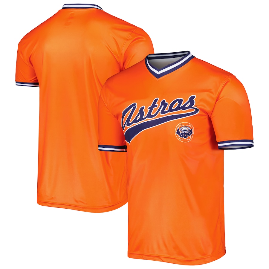 Houston Astros Stitches Cooperstown Collection Team Jersey Orange