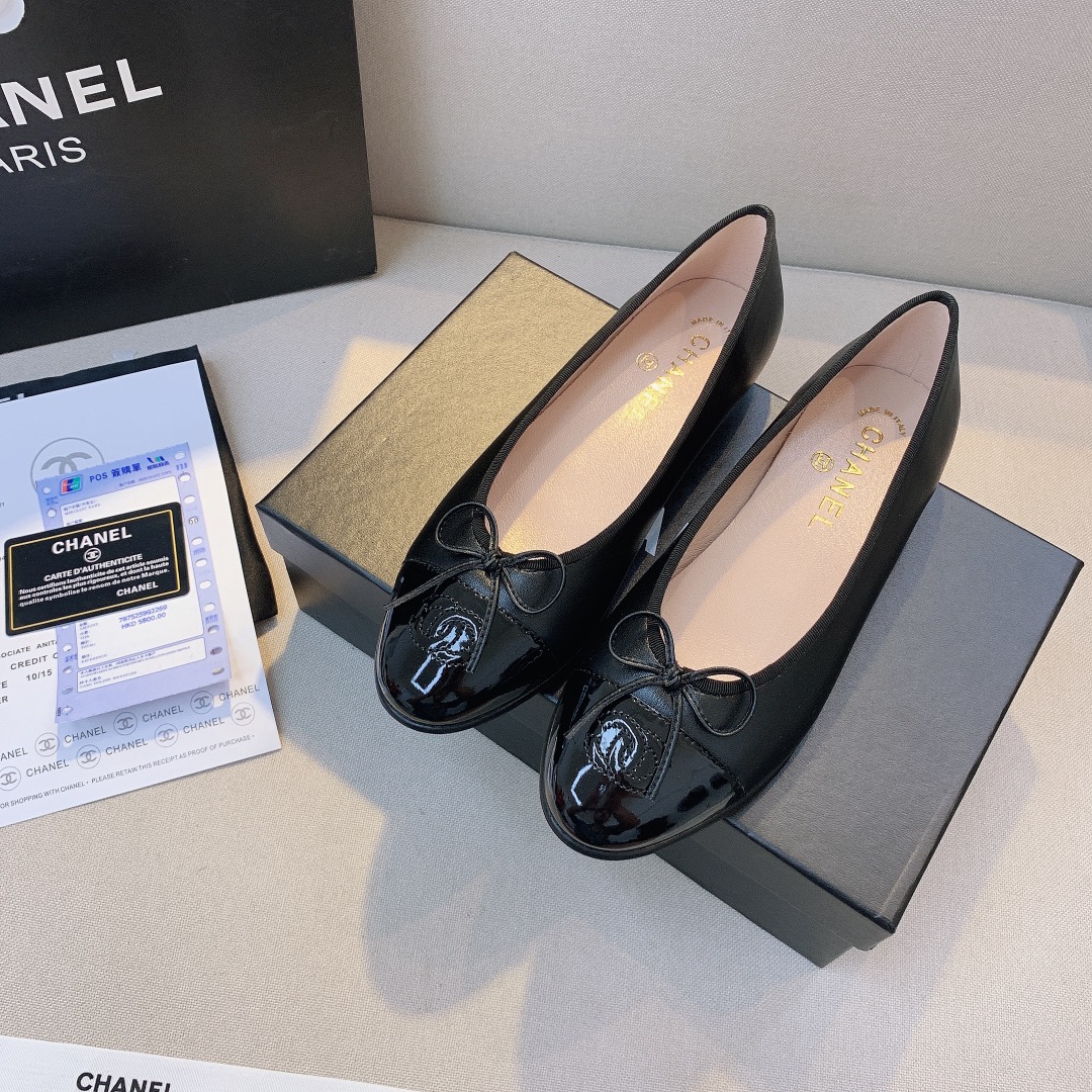 Chanel Flat Black Sandals G02819 Y01552 94305