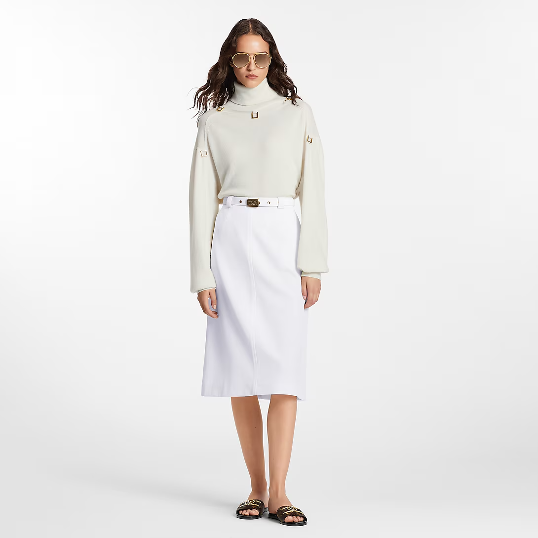 Louis Vuitton Lock It Flat Mules Brown