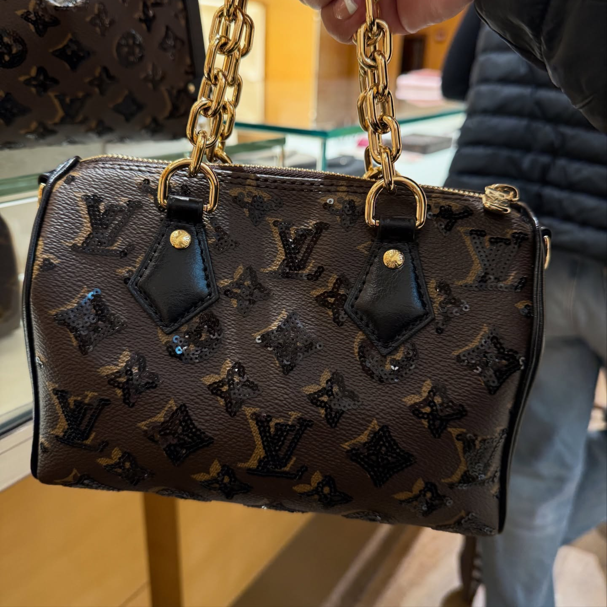 Louis Vuitton Monogram Chain Barrel Bag 21cm/81in M26314