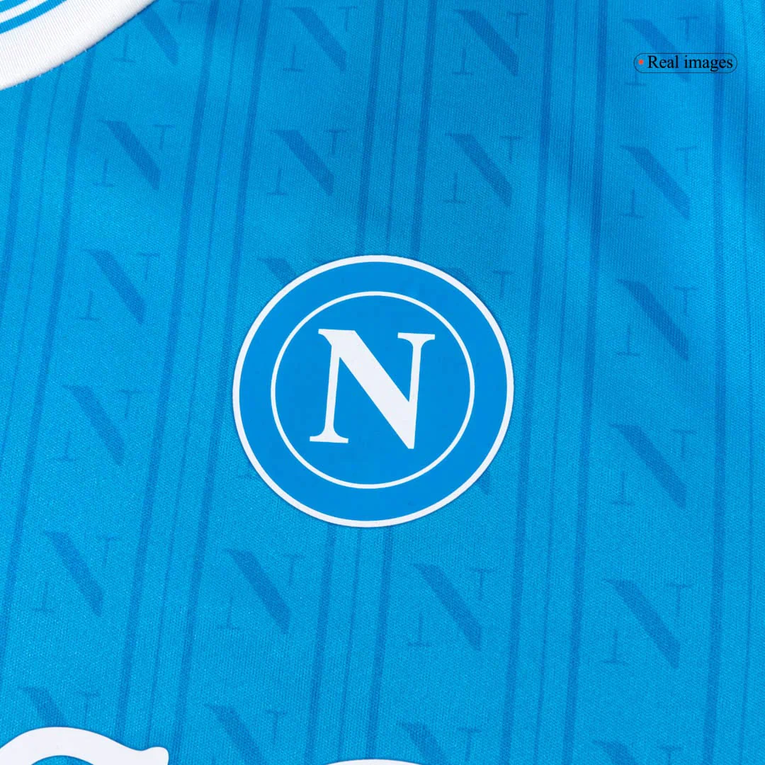 Napoli Home Soccer Jersey 2025/26 Signed by Neres #7