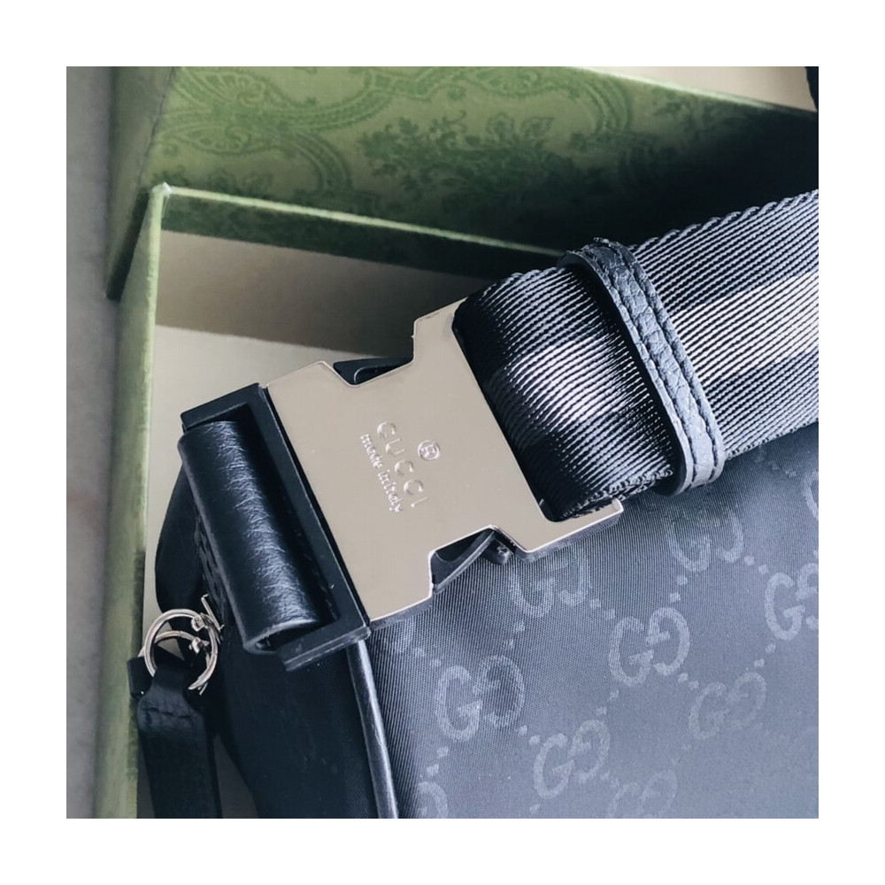 Gucci GG Guccissima Nylon Waist Crossbody Bag
