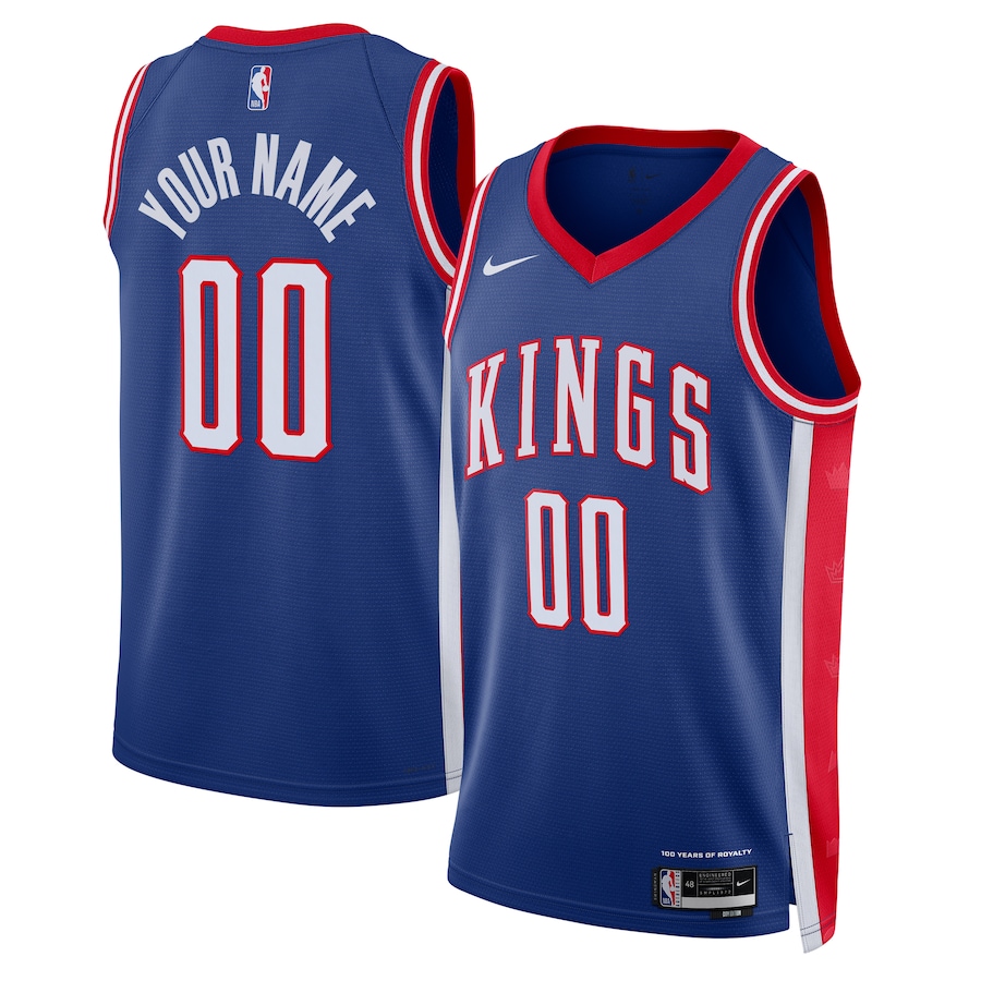 Unisex Sacramento Kings  Blue 2024/25 Custom Swingman Jersey - City Edition