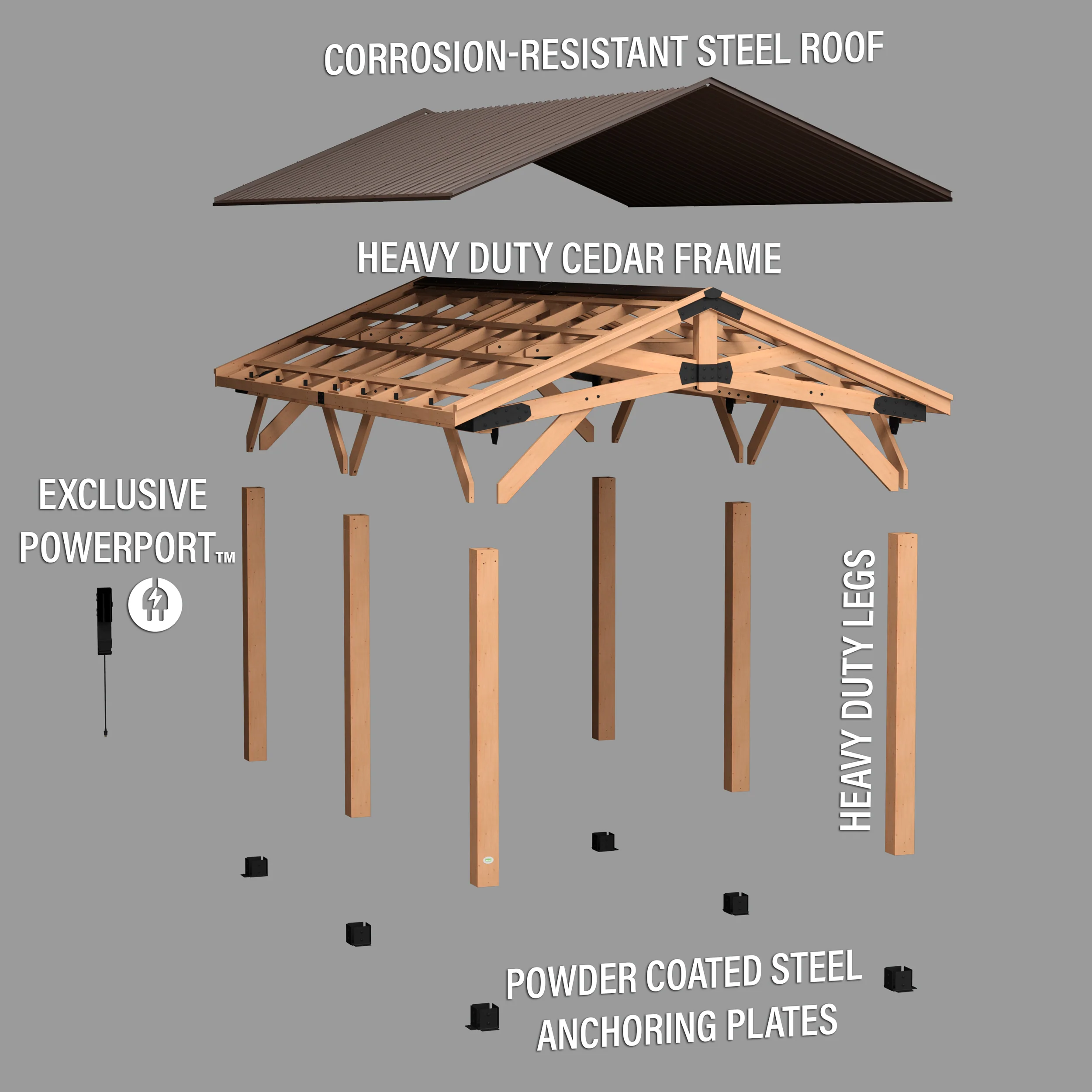 20x12 Norwood Carport/Gazebo