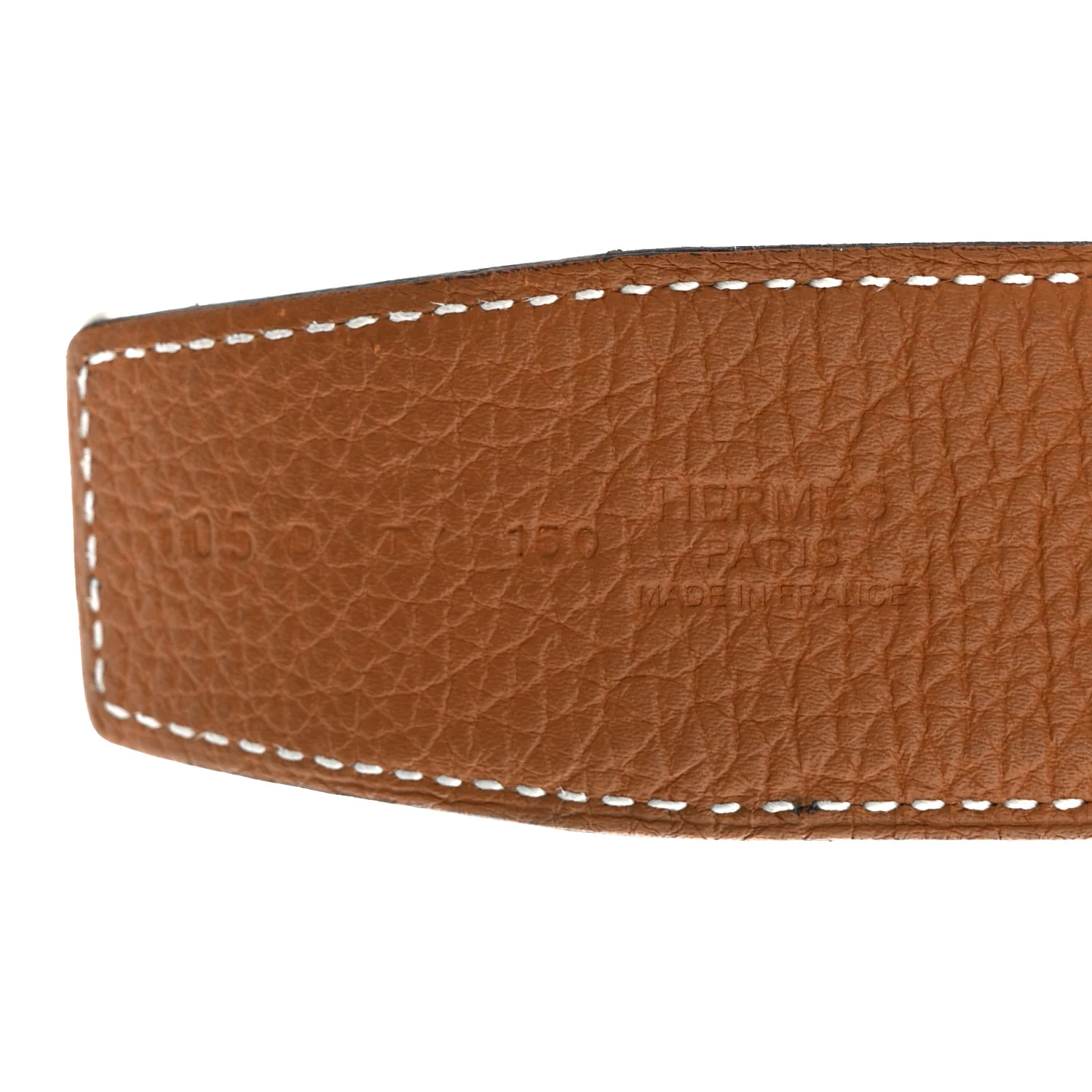 Box Togo Domino Belt 105 42 Black Gold