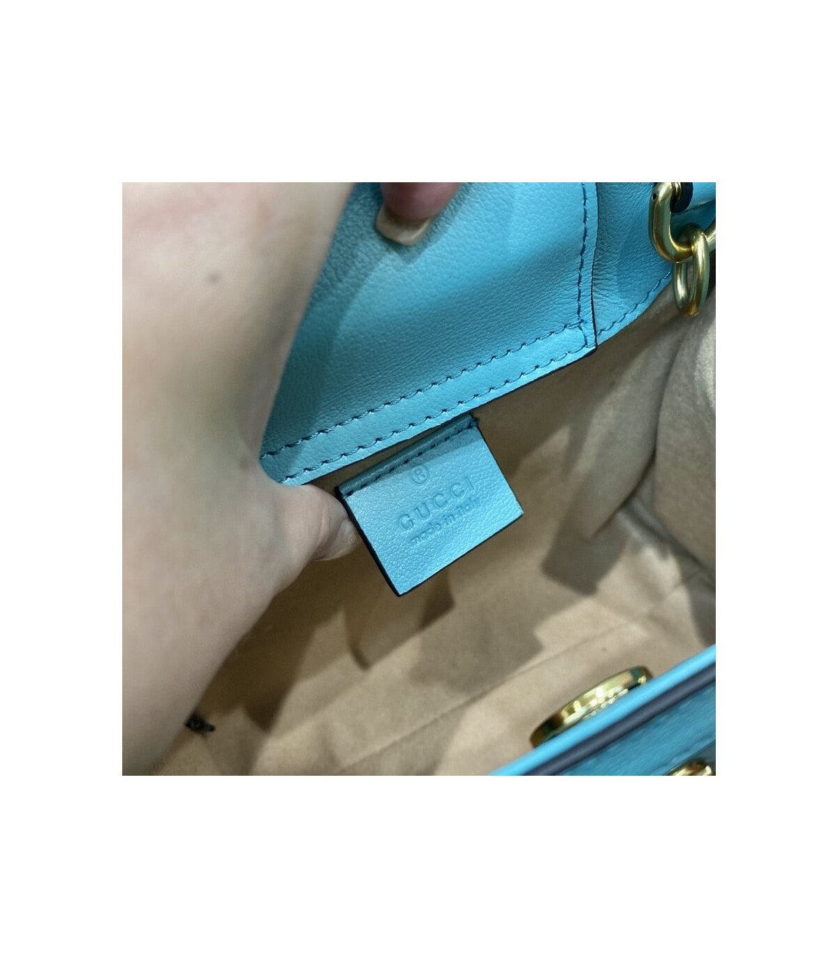 Gucci Diana Mini Tote Bag Light Blue