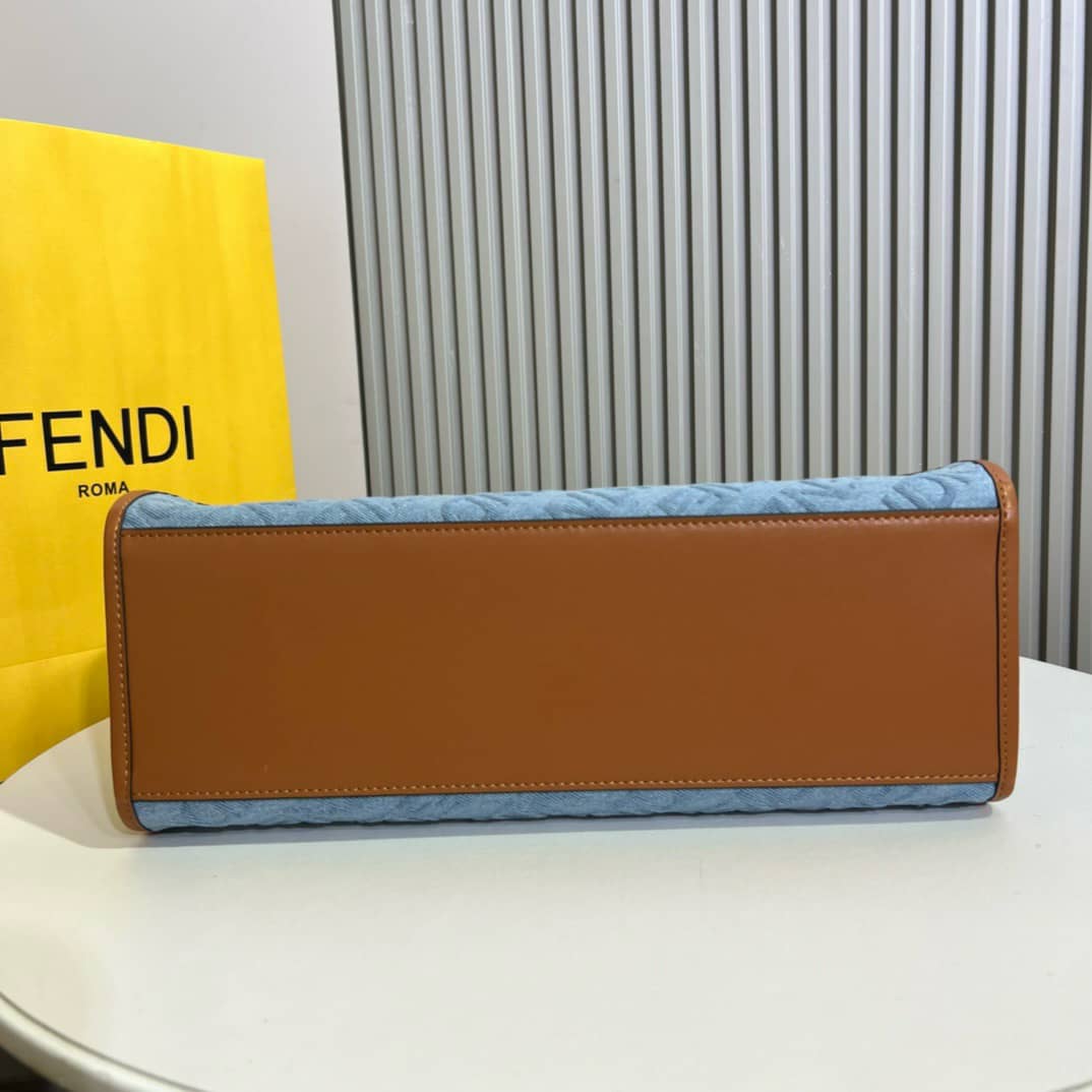 Fendi Sunshine Medium Denim Light Blue 35Cm