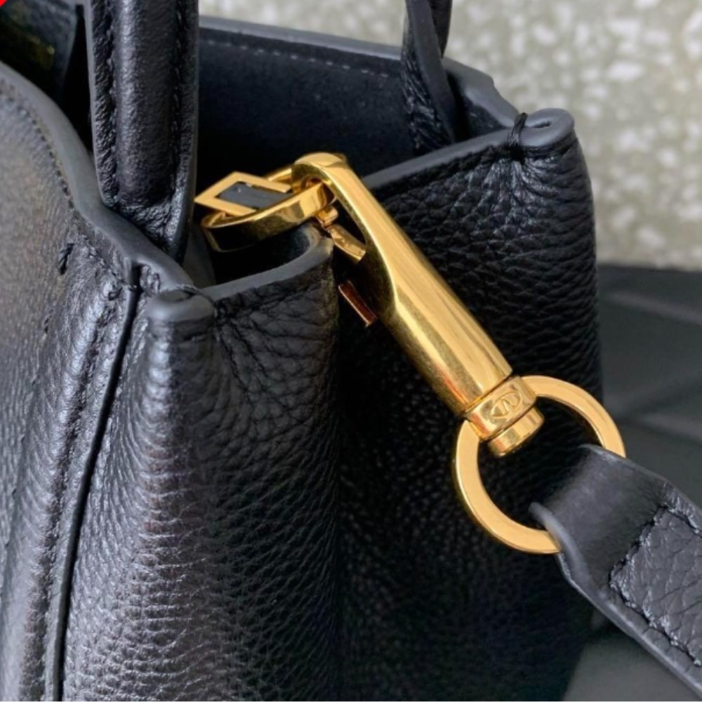Valentino Garavani Alltime Handbag In Black 26Cm 5W2B0Q18Imz 0No