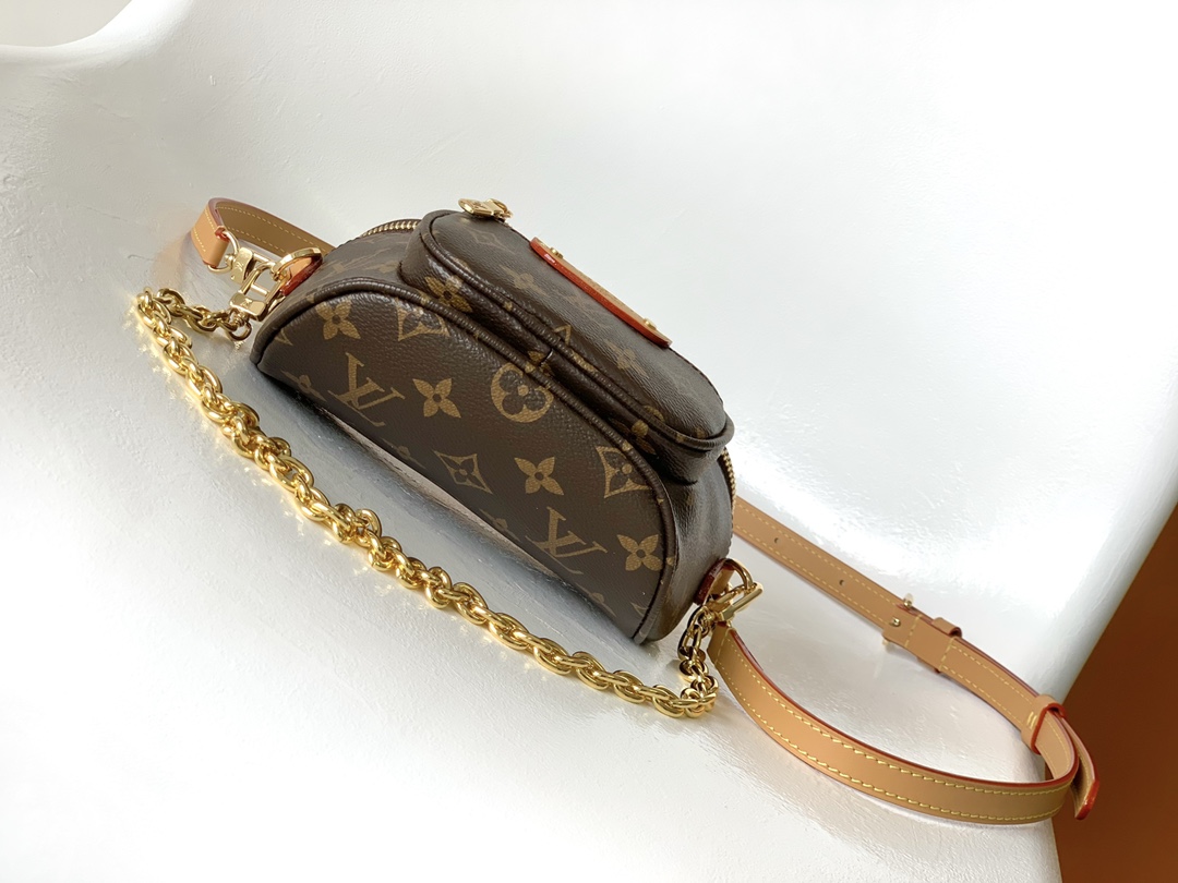 Louis Vuitton Mini Bumbag Lv Monogram Small Fanny Pack Monogram 17cm M82335