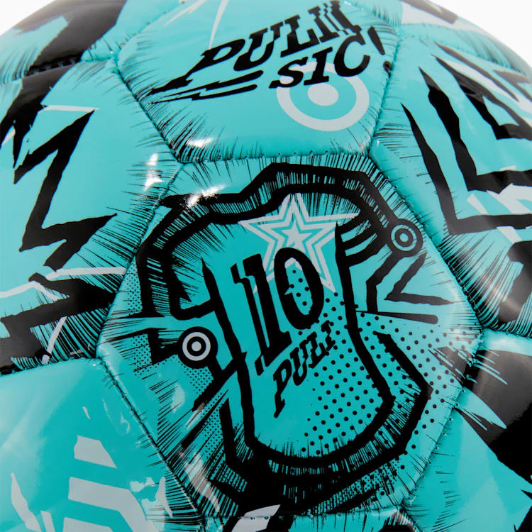 PUMA Christian Pulisic CP 10 Graphic Soccer Ball (Hero Blue/Puma Black)