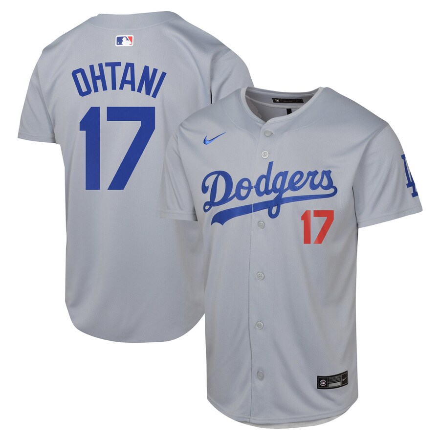 Shohei Ohtani Los Angeles Dodgers Youth Alternate Limited Jersey  Gray