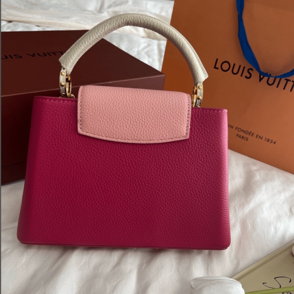 Louis Vuitton Capucines BB Bag Dark Pink 27Cm M20845