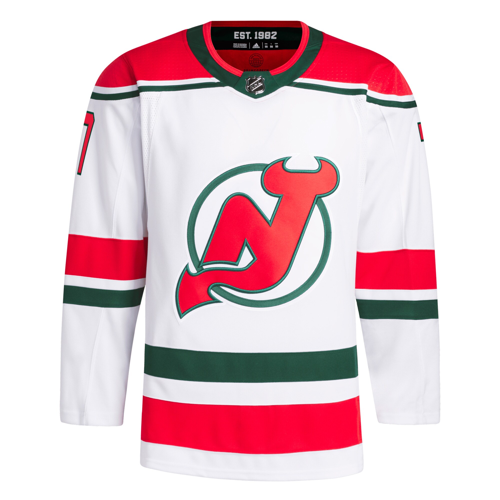 Dougie Hamilton New Jersey Devils adidas  Primegreen Authentic Player Jersey – White