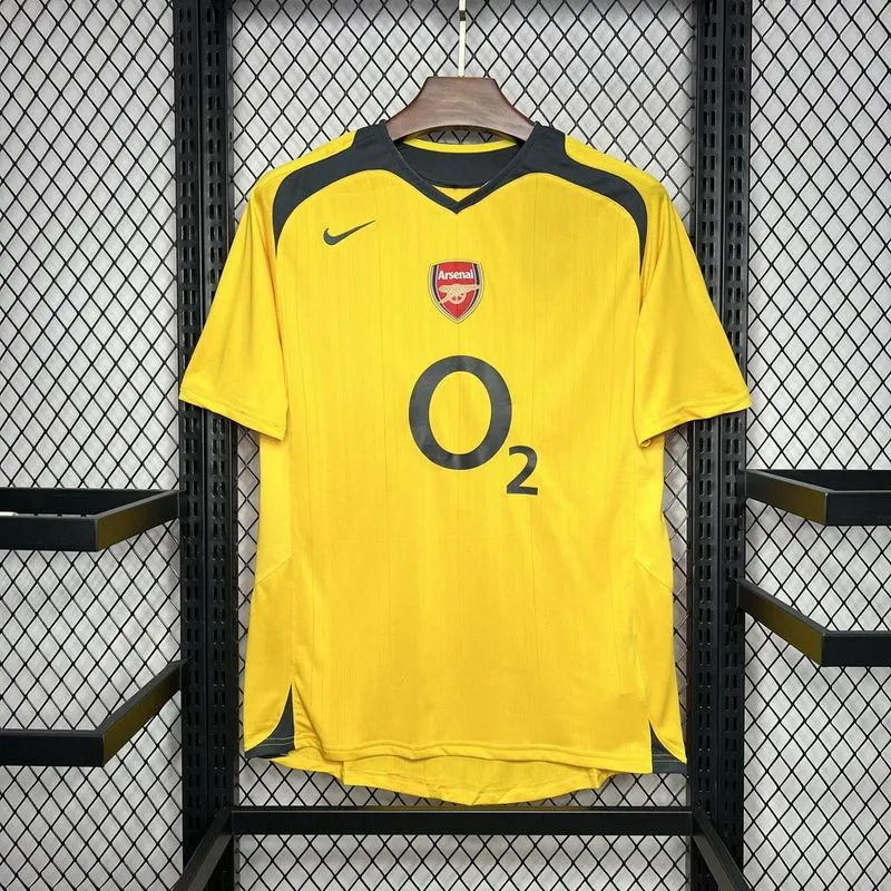 Retro 2005-06 Arsenal Away Long Sleeve BERGKAMP ADAMS HENRY Football jersey retro