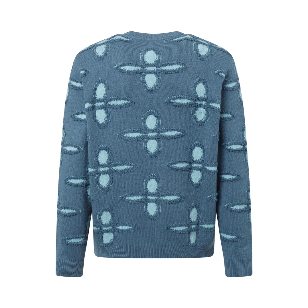 LV-crew neck jumper long sleeve sweater
