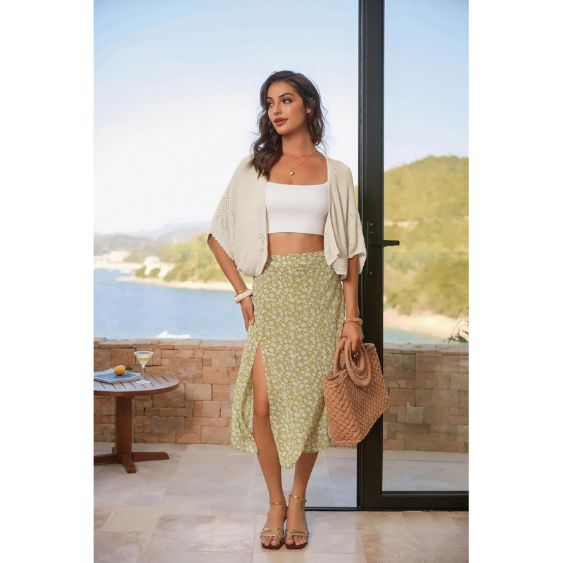 Women's Summer Crochet Cardigans, Short Sleeve