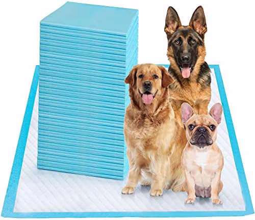 Super Absorbent & Leak-Proof Jumbo Pet Training Dog Pee Pads, Thicken Quick Dry Disposable Puppy Pee Pads, Potty Training Pads for Dogs Cats, Rabbits