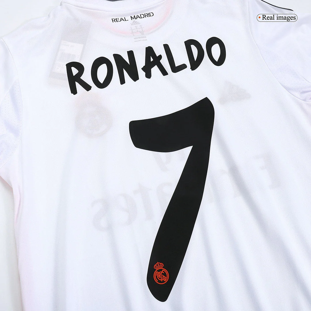 RONALDO #7 Real Madrid 2013/14 Home Retro Soccer Jersey