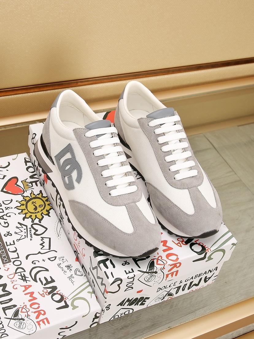 DOLCE & GABBANA Mixed-material DG CUSHION sneakers