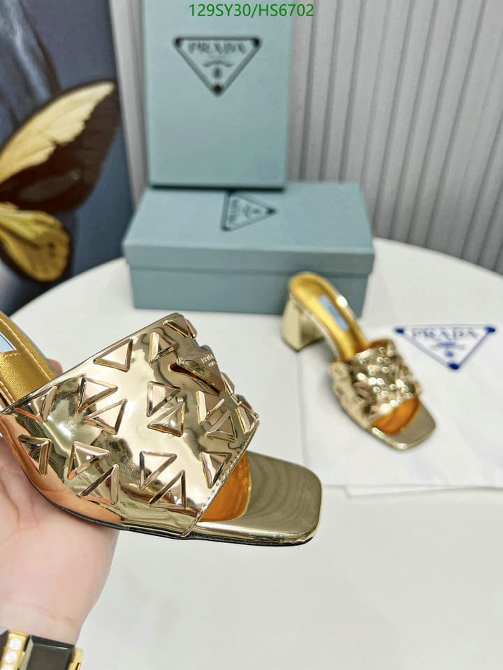 Prada Studded Metallic Leather Mules Gold 1Xx6473Ll5F0522F065