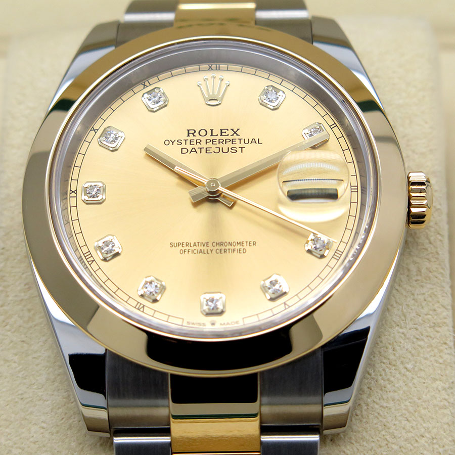 [Superclone] Rolex Datejust 41mm Champagne – Colour Dial Oyster 126303