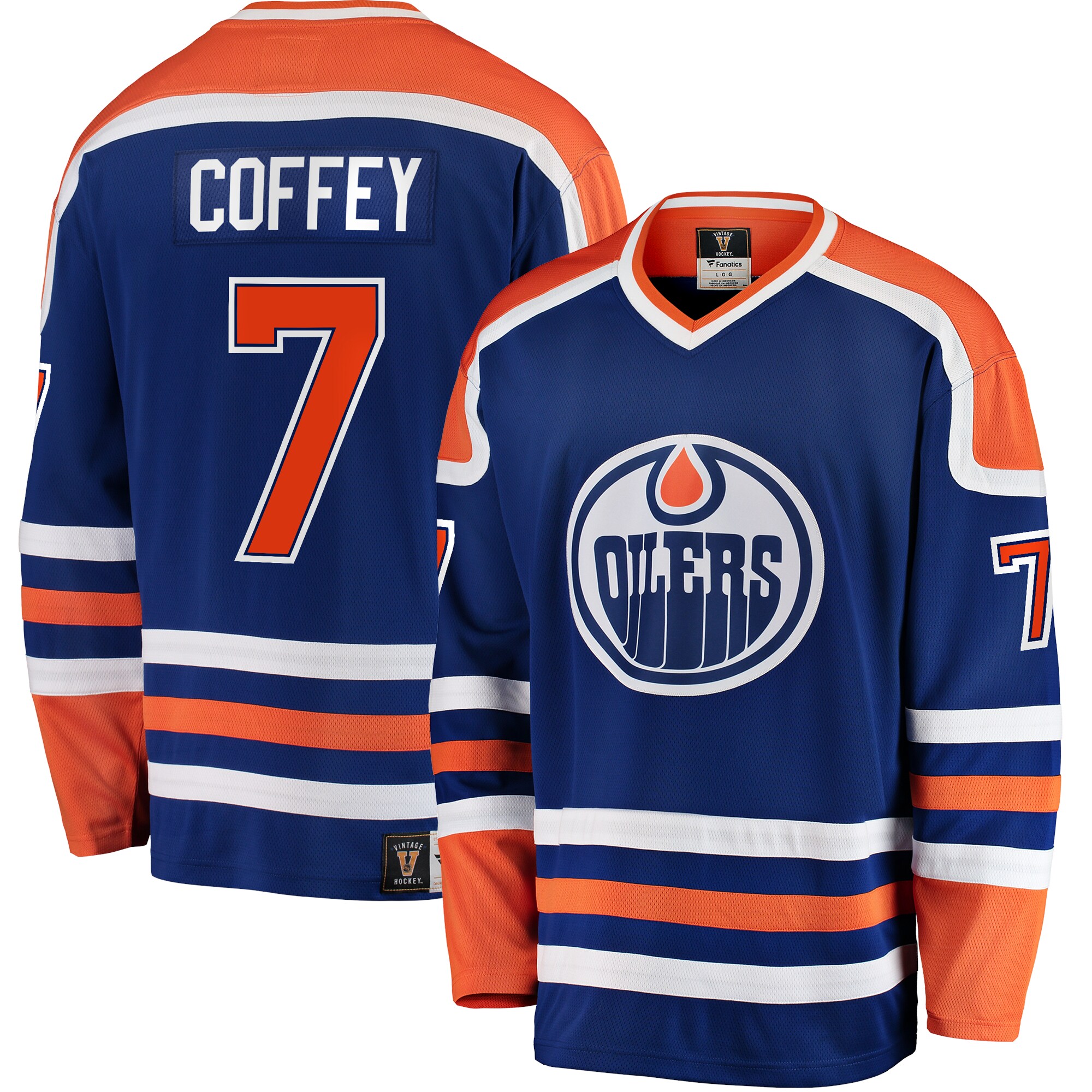 Paul Coffey Edmonton Oilers Fanatics Premier Breakaway Retired Player Jersey – Blue