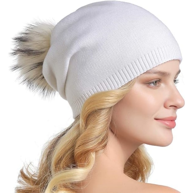 Women Knit Wool Beanie