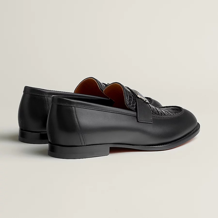 HERMES HONOER LOAFER BLACK