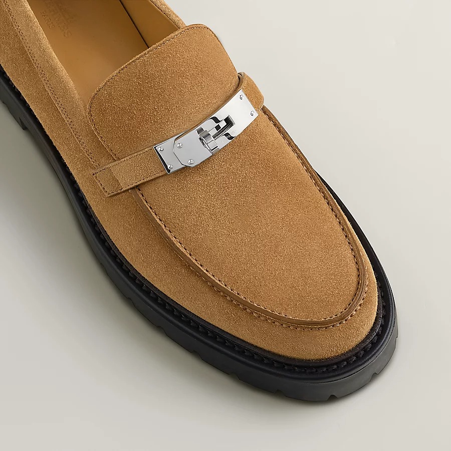HERMES ICONE LOAFER BRUN FUME