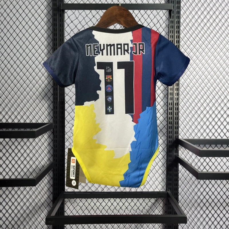 2025-26 Baby NEYMAR JR Santos Barcelona PSG Brazil Al Hilal Football jersey