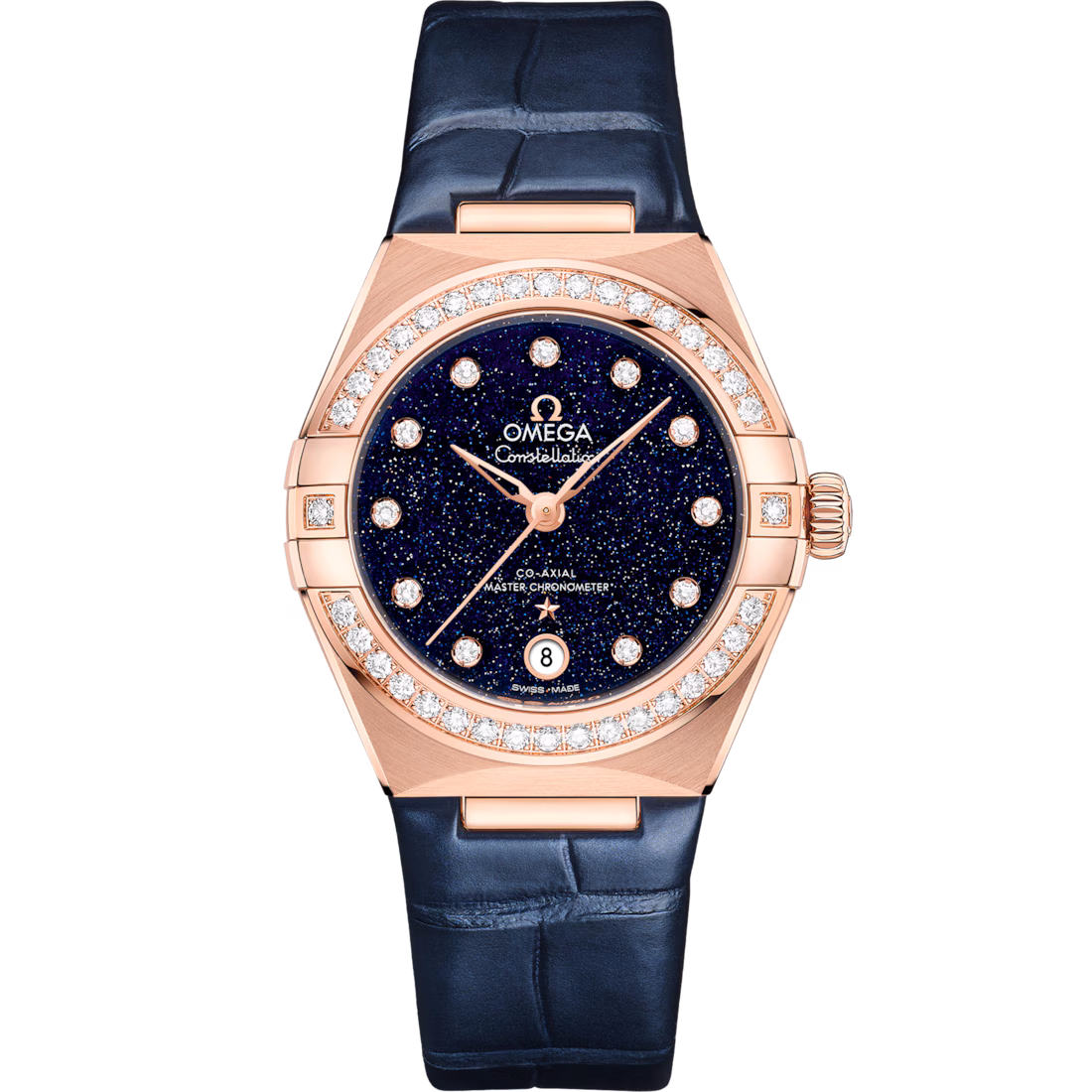 Omega Constellation Ladies' Selection 29mm Sedna™ gold on leather strap 131.58.29.20.53.003