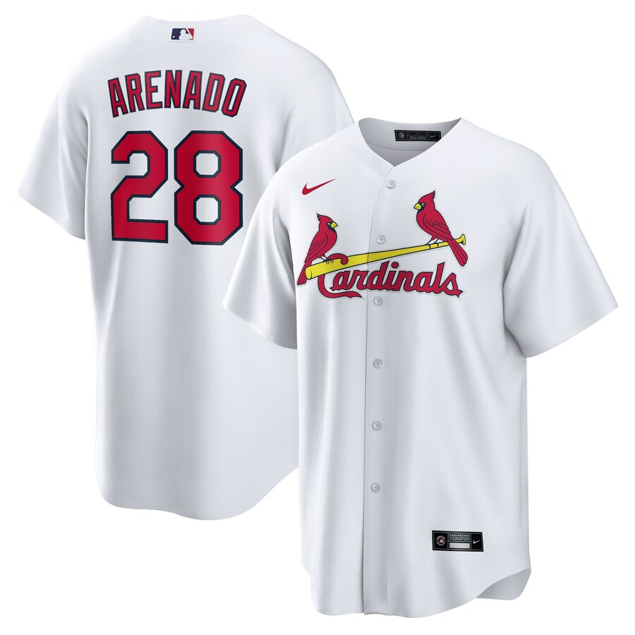 Nolan Arenado St. Louis Cardinals Home Official Player Jersey White