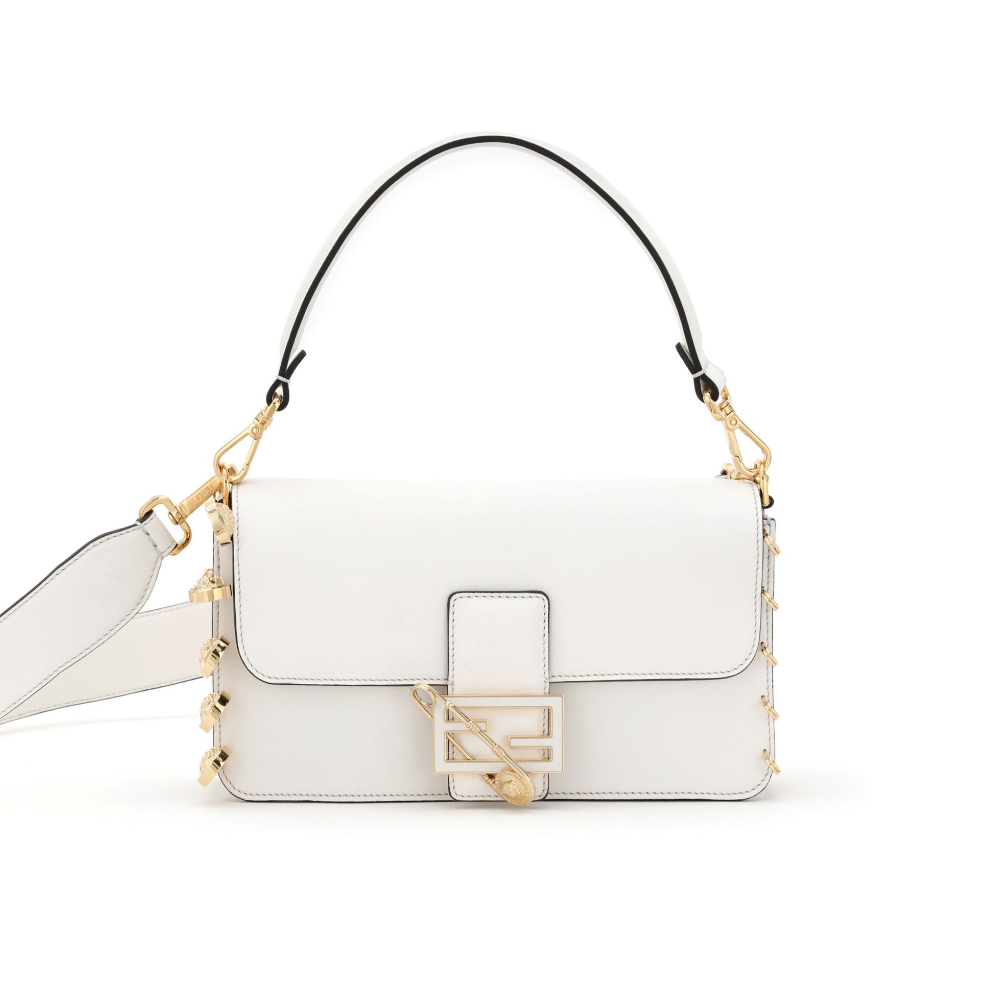 Fendace Baguette Brooch White 28cm/ 11.02in