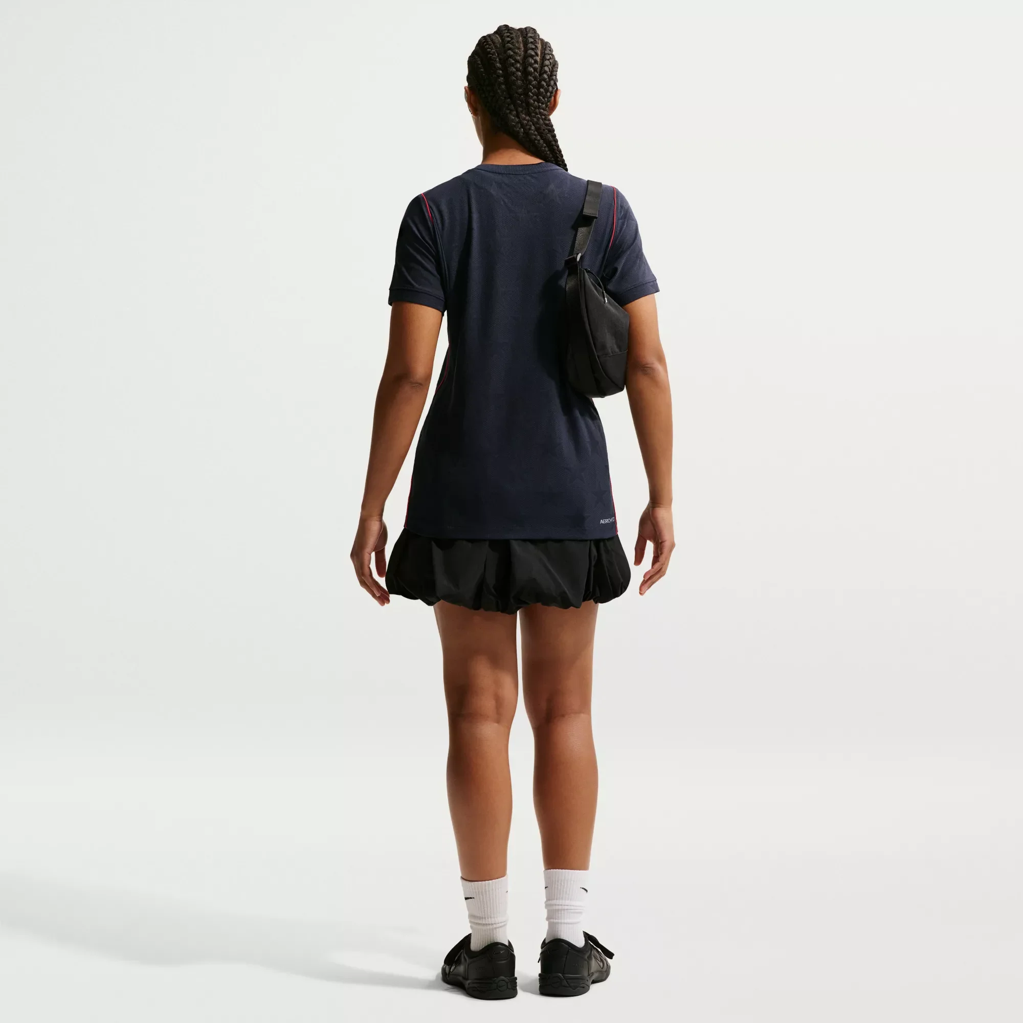 Nike Women's Adams United States Match Authentic Away Jersey 2026 (Dark Obsidian/Pure Platinum)