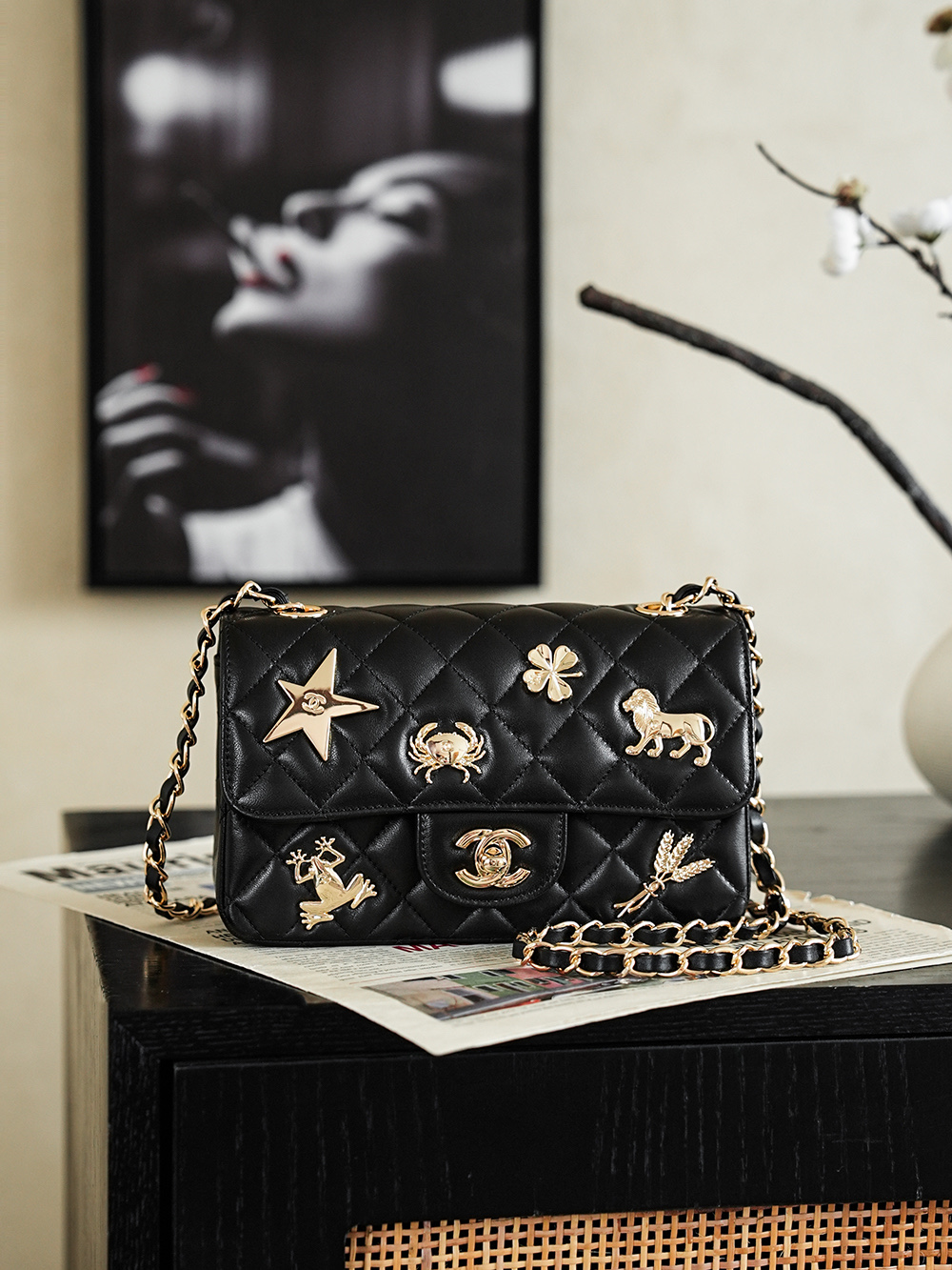 Chanel 26B Hidden Badge Classic Flap Bag