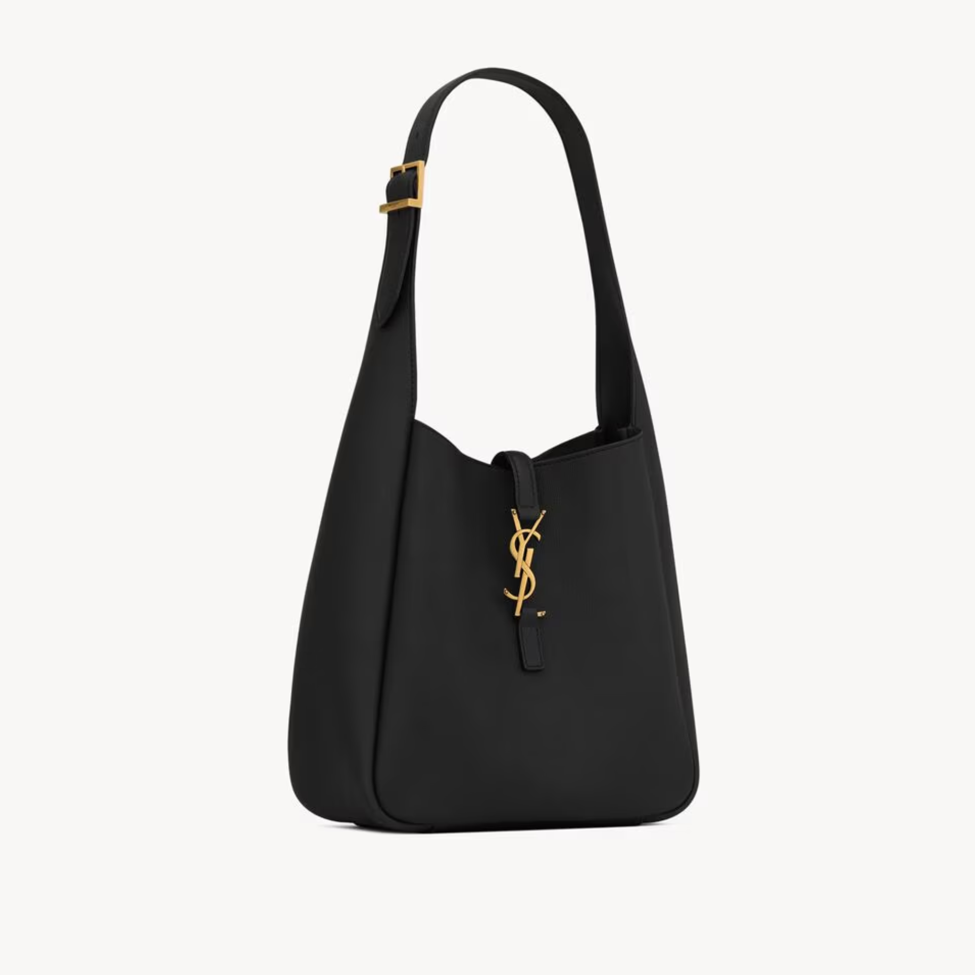 Saint Laurent Grained Leather Black Bag 23cm