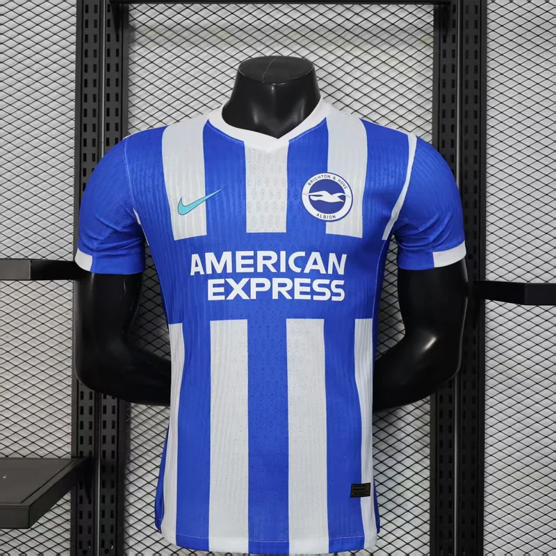 2025/2026 Premier League Brighton Team Home Football Jersey Player Version